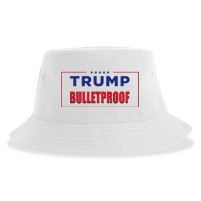 Trump Bulletproof Love And Support America Sustainable Bucket Hat