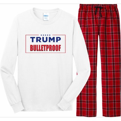 Trump Bulletproof Love And Support America Long Sleeve Pajama Set