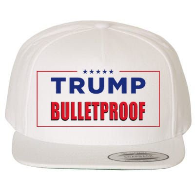 Trump Bulletproof Love And Support America Wool Snapback Cap