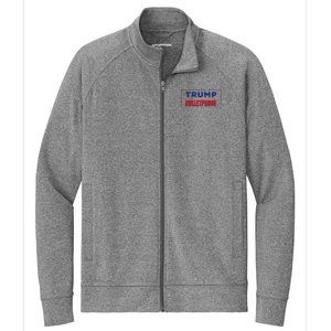 Trump Bulletproof Love And Support America Stretch Full-Zip Cadet Jacket