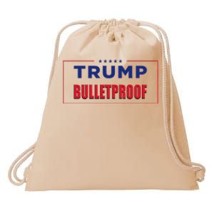 Trump Bulletproof Love And Support America Drawstring Bag