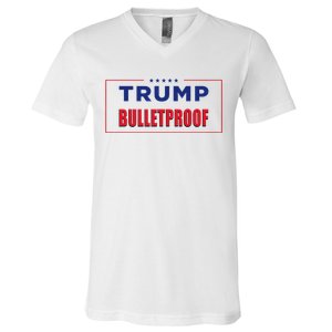 Trump Bulletproof Love And Support America V-Neck T-Shirt