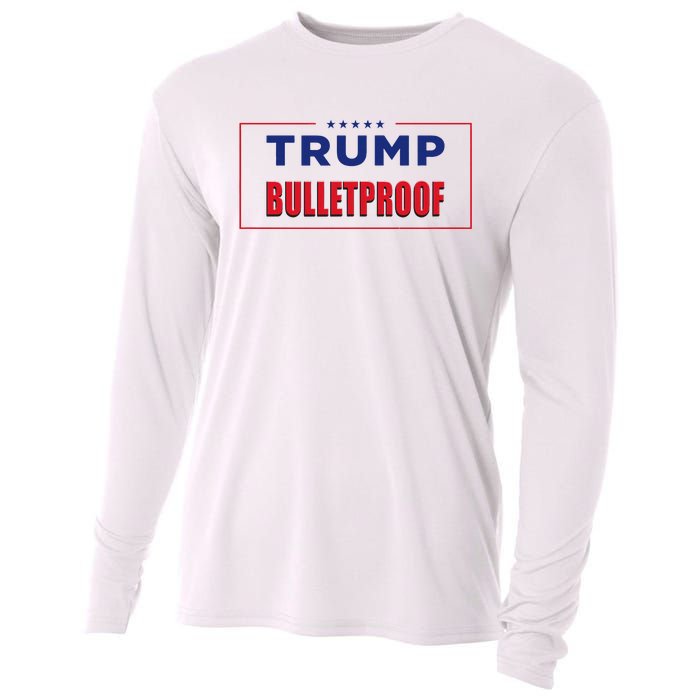 Trump Bulletproof Love And Support America Cooling Performance Long Sleeve Crew