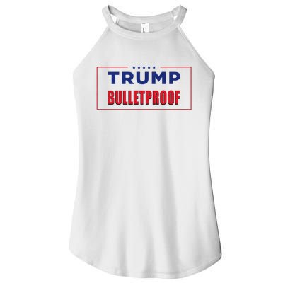 Trump Bulletproof Love And Support America Women’s Perfect Tri Rocker Tank