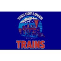 This Boy Loves Trains Locomotives And Wagon! Boys Train Bumper Sticker