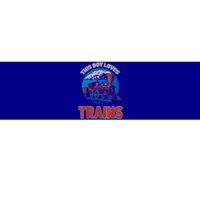 This Boy Loves Trains Locomotives And Wagon! Boys Train Bumper Sticker