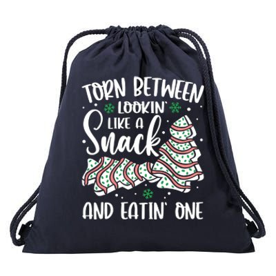 Torn Between Looking Like A Snack Or Eating One Christmas Drawstring Bag