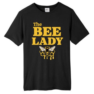 The Bee Lady Beekeeper Apiculture Bee Keeper Honeybees Beekeeping Bee Lovers Tall Fusion ChromaSoft Performance T-Shirt