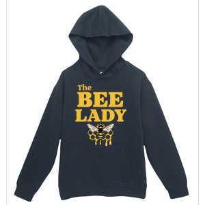 The Bee Lady Beekeeper Apiculture Bee Keeper Honeybees Beekeeping Bee Lovers Urban Pullover Hoodie