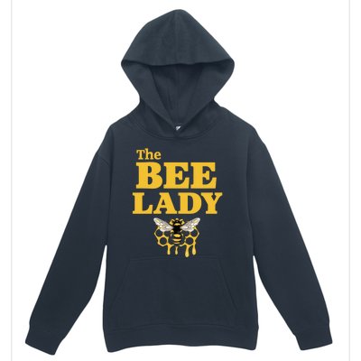 The Bee Lady Beekeeper Apiculture Bee Keeper Honeybees Beekeeping Bee Lovers Urban Pullover Hoodie