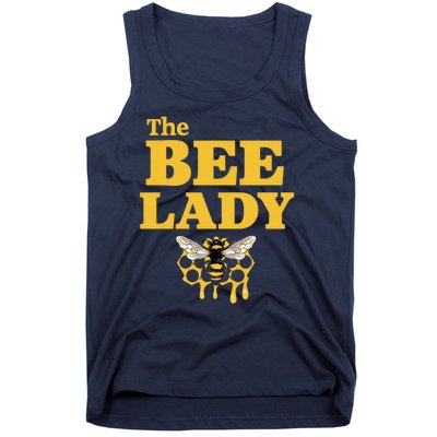 The Bee Lady Beekeeper Apiculture Bee Keeper Honeybees Beekeeping Bee Lovers Tank Top