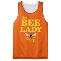 The Bee Lady Beekeeper Apiculture Bee Keeper Honeybees Beekeeping Bee Lovers Mesh Reversible Basketball Jersey Tank