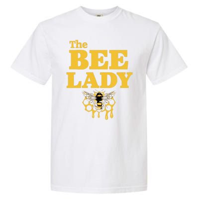 The Bee Lady Beekeeper Apiculture Bee Keeper Honeybees Beekeeping Bee Lovers Garment-Dyed Heavyweight T-Shirt