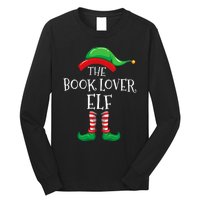 The Book Lover Elf Christmas Books Reading Lover Long Sleeve Shirt