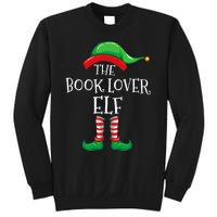 The Book Lover Elf Christmas Books Reading Lover Sweatshirt