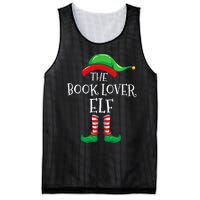 The Book Lover Elf Christmas Books Reading Lover Mesh Reversible Basketball Jersey Tank