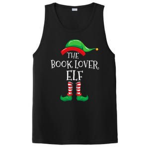 The Book Lover Elf Christmas Books Reading Lover PosiCharge Competitor Tank