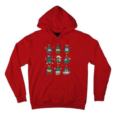 Teacher Book Lovers Librarian Reading Books Christmas Tree Tall Hoodie