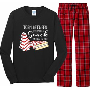 Torn Between Looking' Like A Snack And Eating' One Christmas Cute Gift Long Sleeve Pajama Set