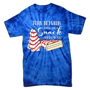 Torn Between Looking' Like A Snack And Eating' One Christmas Cute Gift Tie-Dye T-Shirt