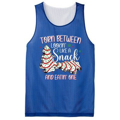 Torn Between Looking Like A Snack Or Eating One Christmas Gift Mesh Reversible Basketball Jersey Tank