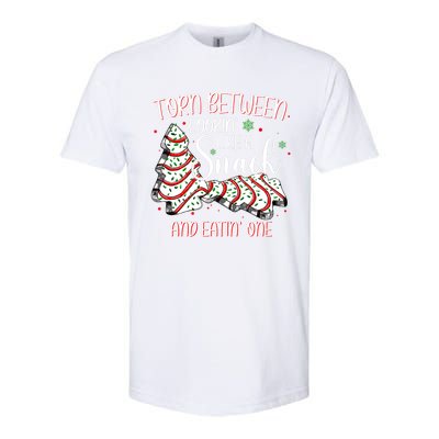 Torn Between Looking Like A Snack Or Eating One Christmas Gift Softstyle CVC T-Shirt