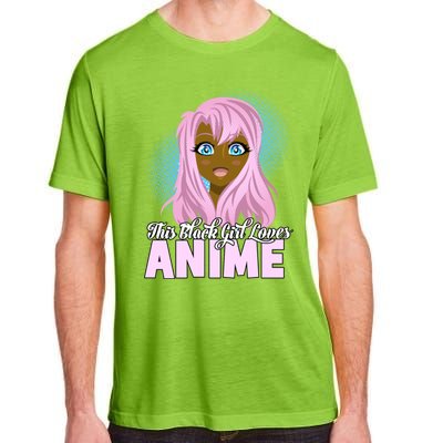 This Black Loves Anime African American Gift Adult ChromaSoft Performance T-Shirt