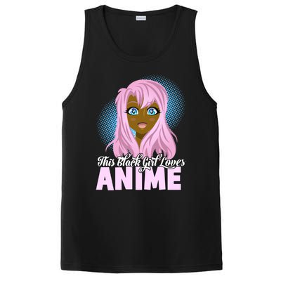 This Black Loves Anime African American Gift PosiCharge Competitor Tank