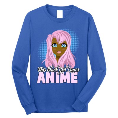 This Black Loves Anime African American Gift Long Sleeve Shirt