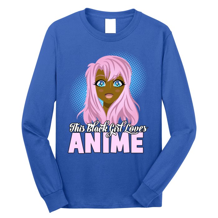 This Black Loves Anime African American Gift Long Sleeve Shirt