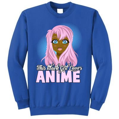 This Black Loves Anime African American Gift Sweatshirt