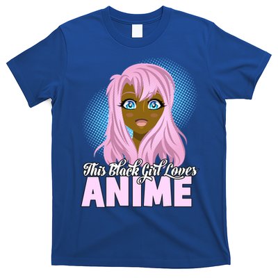 This Black Loves Anime African American Gift T-Shirt