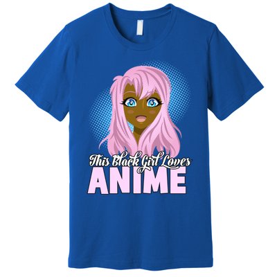 This Black Loves Anime African American Gift Premium T-Shirt