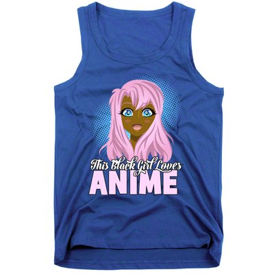 This Black Loves Anime African American Gift Tank Top