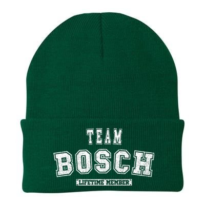 Team Bosch Lifetime Member Family Last Name Knit Cap Winter Beanie