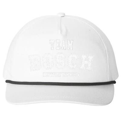 Team Bosch Lifetime Member Family Last Name Snapback Five-Panel Rope Hat