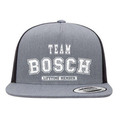 Team Bosch Lifetime Member Family Last Name Flat Bill Trucker Hat