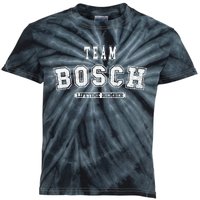 Team Bosch Lifetime Member Family Last Name Kids Tie-Dye T-Shirt