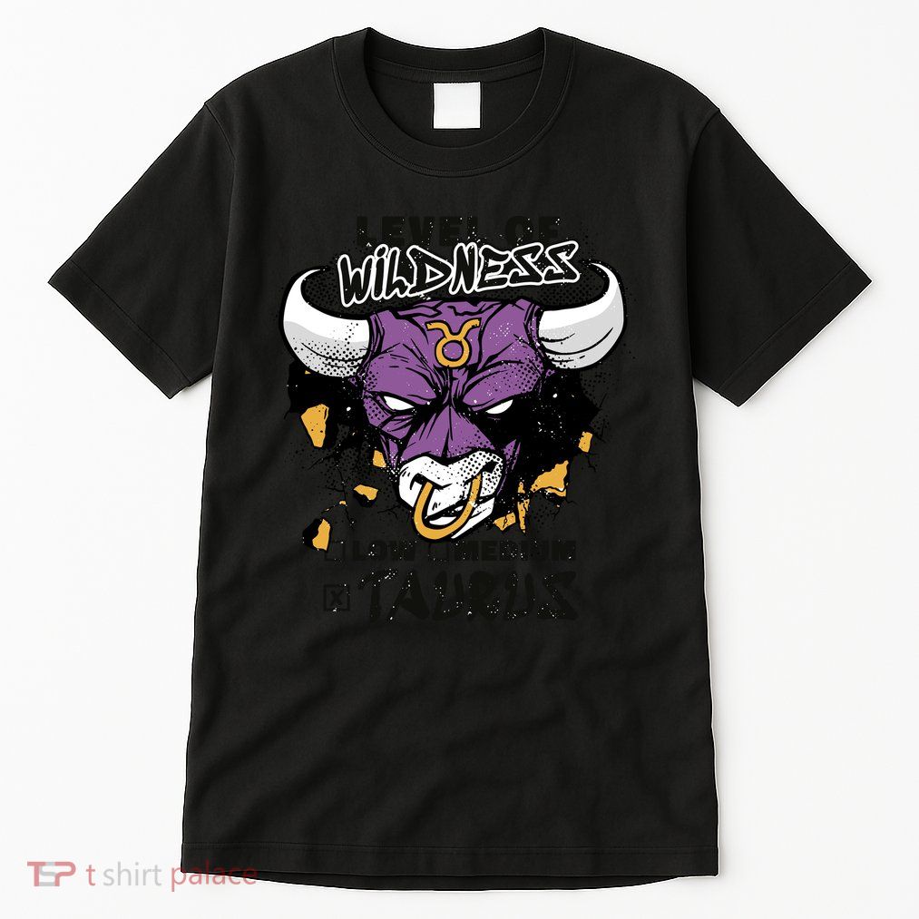 Taurus Bull Level Of Wildness Tall T-Shirt