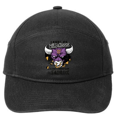 Taurus Bull Level Of Wildness 7-Panel Snapback Hat