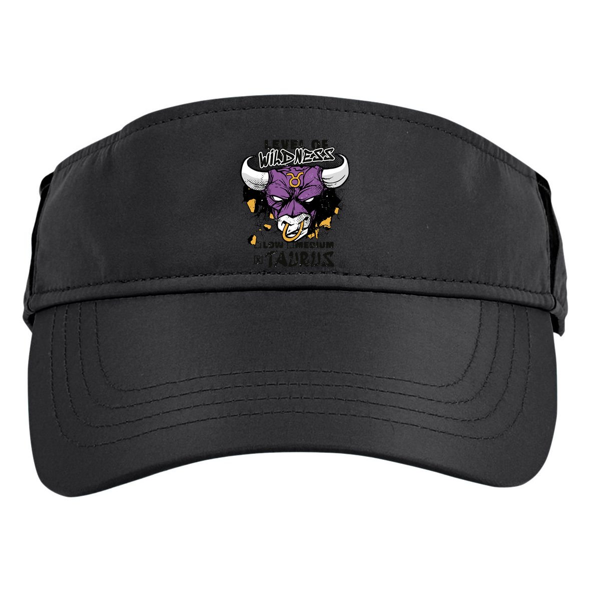 Taurus Bull Level Of Wildness Adult Drive Performance Visor