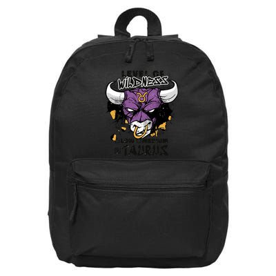 Taurus Bull Level Of Wildness 16 in Basic Backpack