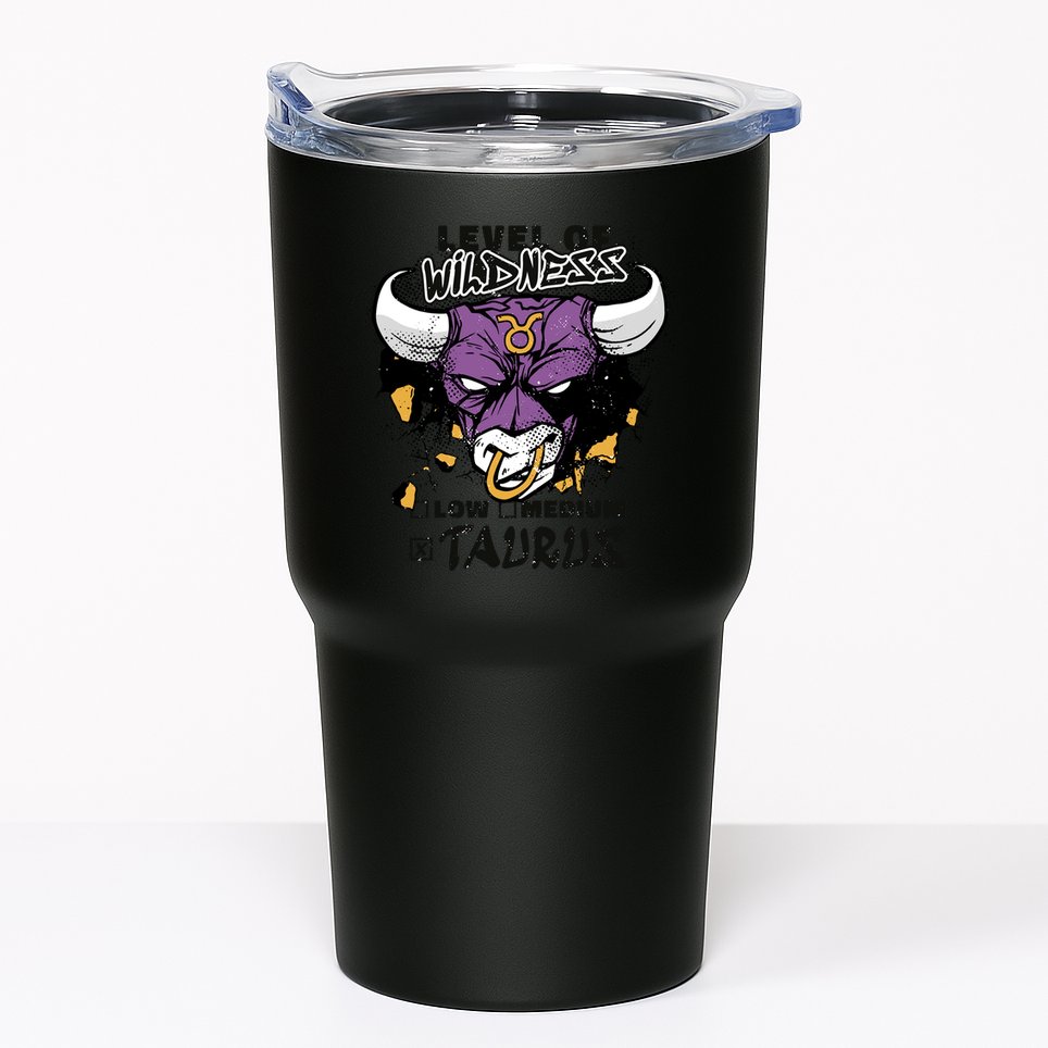 Taurus Bull Level Of Wildness Tumbler