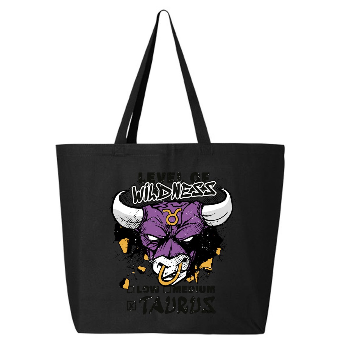 Taurus Bull Level Of Wildness 25L Jumbo Tote