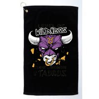 Taurus Bull Level Of Wildness Golf Towel