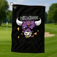 Taurus Bull Level Of Wildness Golf Towel