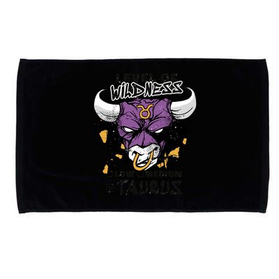 Taurus Bull Level Of Wildness Microfiber Hand Towel