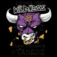 Taurus Bull Level Of Wildness Women's V-Neck T-Shirt