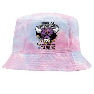 Taurus Bull Level Of Wildness Tie-Dyed Bucket Hat