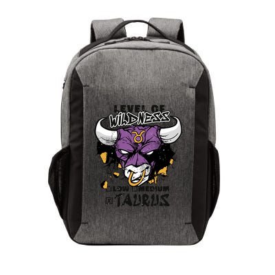 Taurus Bull Level Of Wildness Vector Backpack